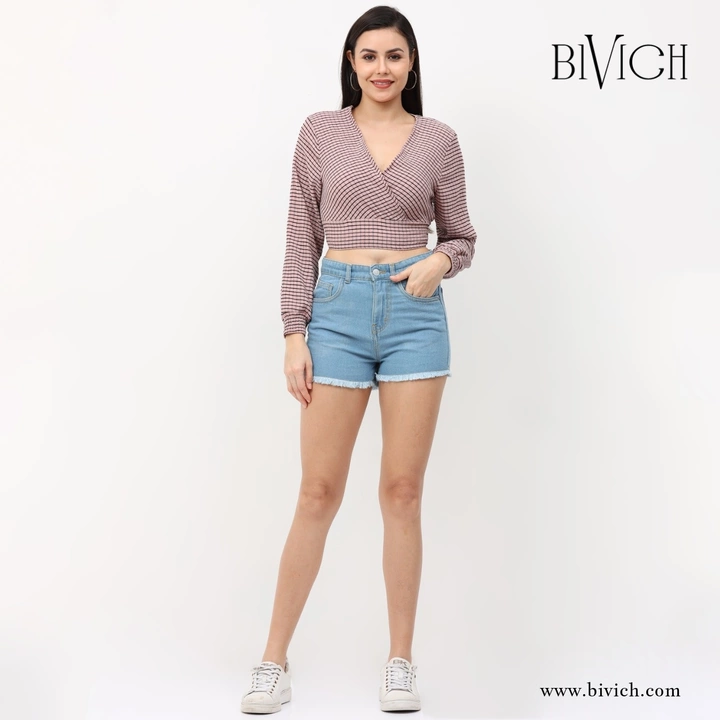 Bivich- Denim hot shorts for women. New collection  uploaded by Mivit Apparels on 10/18/2022