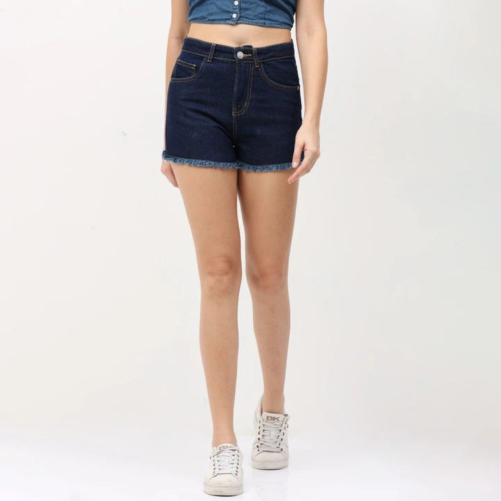 Bivich- Denim hot shorts for women. New collection  uploaded by Mivit Apparels on 10/18/2022