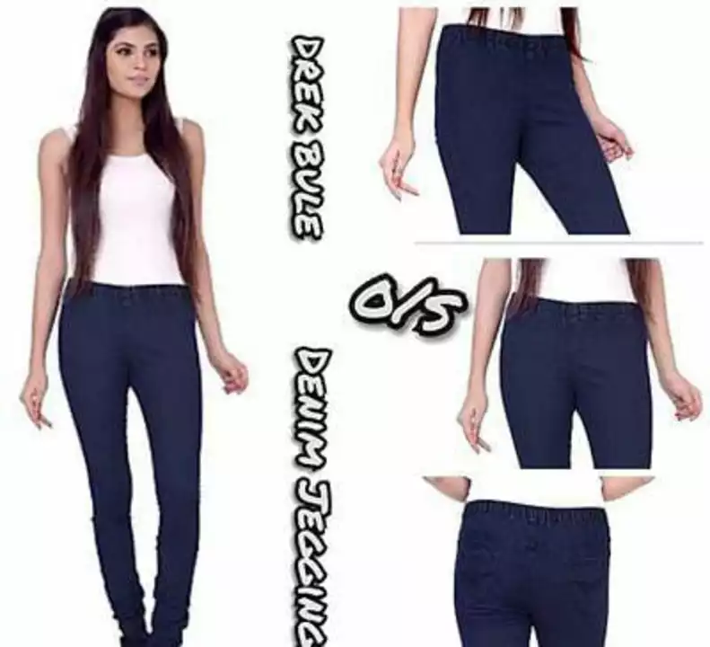 *Shop for High Rise Jeggings* *Price 400* *Free Shipping Free Delivery* *Fabric*: Denim *Type*: uploaded by SN creations on 10/18/2022