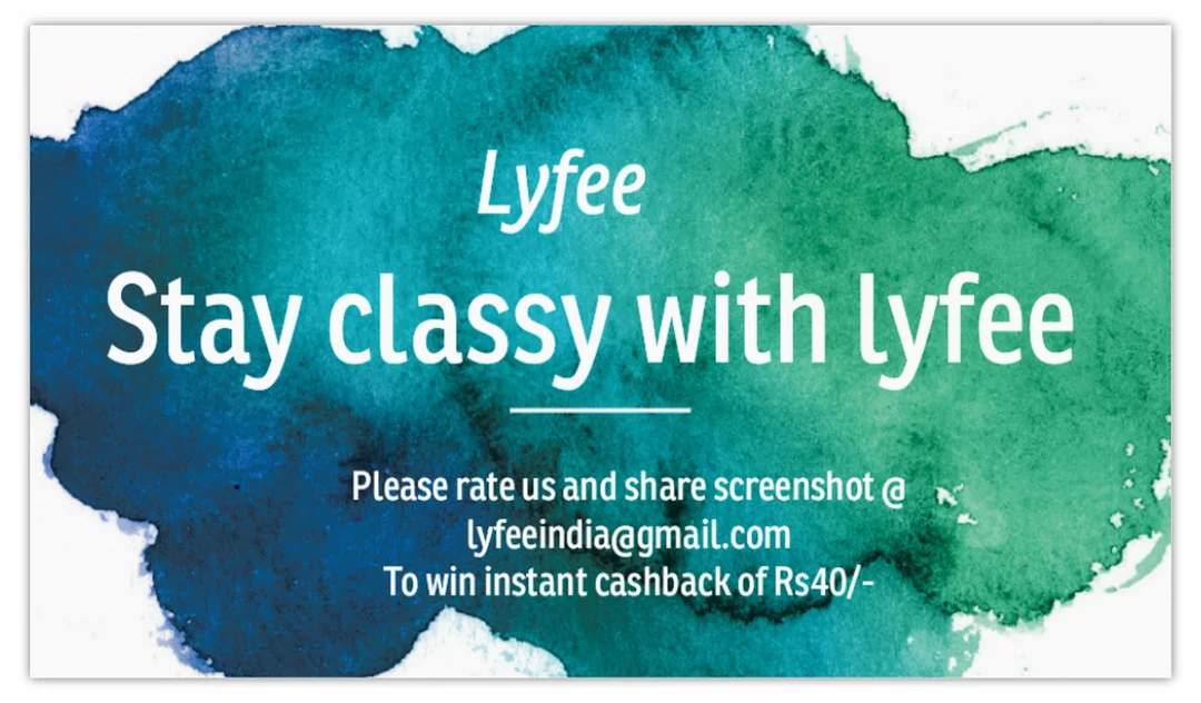 Visiting card store images of Lyfee
