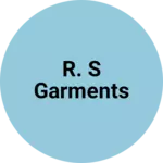 Business logo of R. S garments