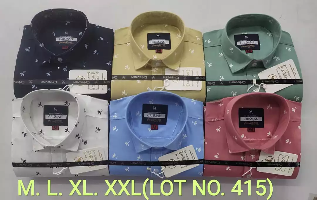 Shirt s.m.l.xk uploaded by Pankaj Garments on 10/19/2022