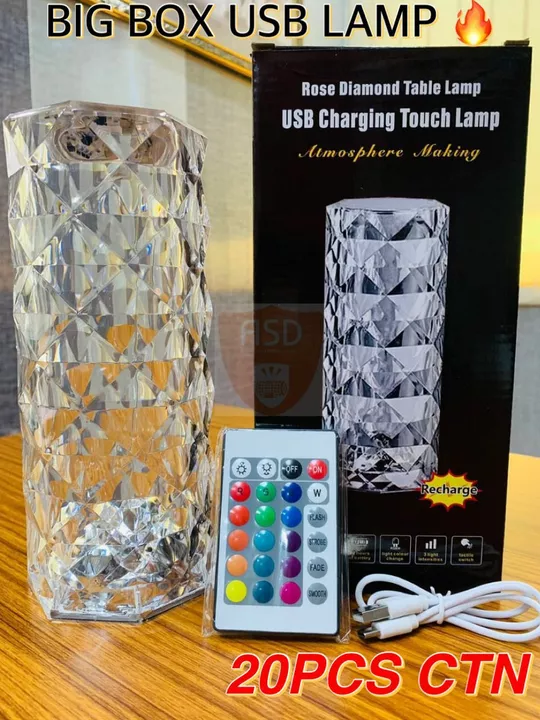 Crystal Diamond Lamp uploaded by NM Pro Store ✆ on 10/19/2022