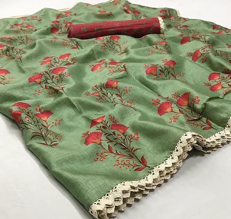 _New Launch_

*Vanshika Sarees*

🥻Saree Fabric - Manipuri Silk 
🛍Blouse - Manipuri Silk
Available  uploaded by business on 1/11/2021
