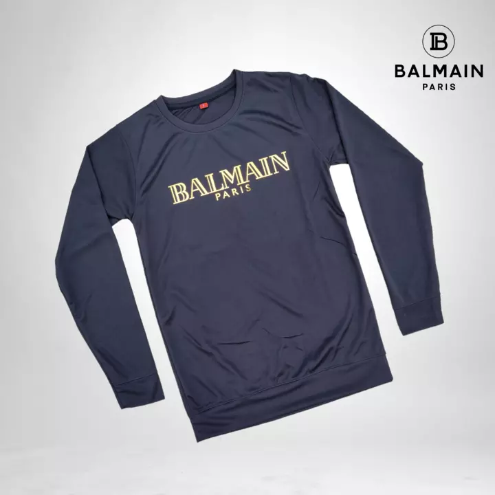 Balmain Paris Full Sleeve T-Shirt  uploaded by Sri Kaniska Fashion Incorp on 10/19/2022