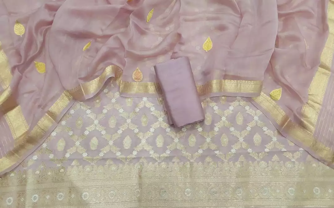 Pure silk suit uploaded by Jhalak creation on 10/19/2022