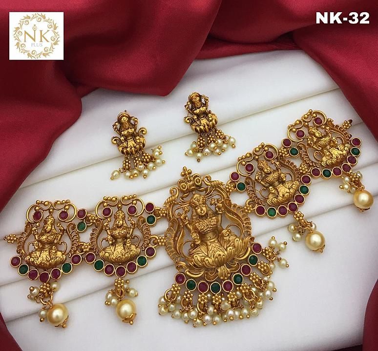 Lakshmi NECK CHOKER  uploaded by  jewellery on 1/11/2021