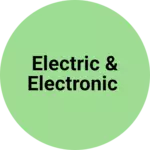Business logo of Electric & electronic