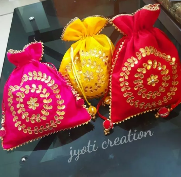 Hand work potli uploaded by business on 10/19/2022