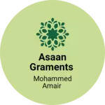 Business logo of Asaan graments