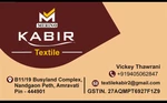 Business logo of KABIR TEXTILES