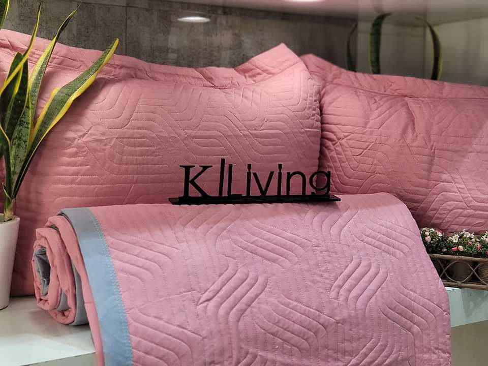 **Item Name - PARAGON 

**3pcs quilted bedcover set 

** reversible with corodinated colors 

** ava uploaded by business on 1/12/2021