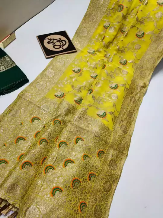 Semi gorget tilfi jaal saree uploaded by Mahira fabric on 10/20/2022