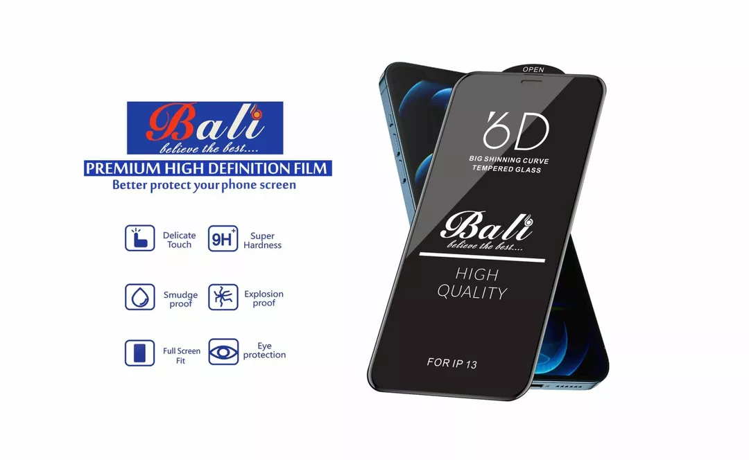 BALI TEMPERED GLASS  6D uploaded by business on 10/20/2022