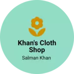 Business logo of Khan's cloth shop