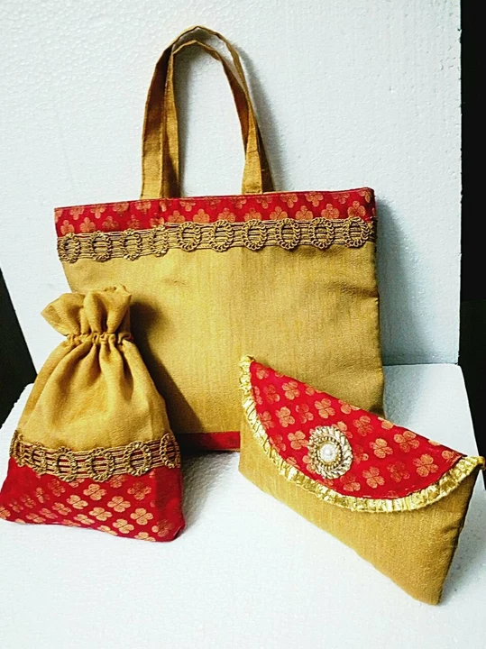 Set of bag , envelope and potli uploaded by Jyoti Creation on 10/20/2022