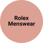 Business logo of Rolex menswear