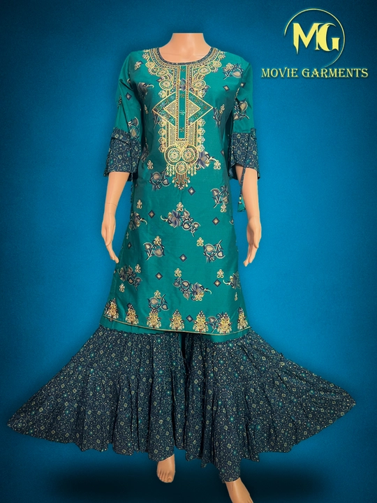 Sharara & Kurti Set uploaded by business on 10/21/2022