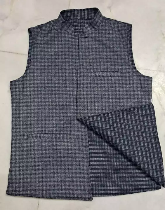 Woolen modi khadi jacket uploaded by K.R fabrics on 10/21/2022