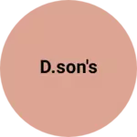 Business logo of D.Son's