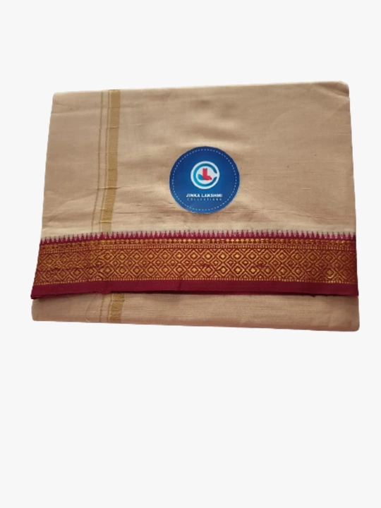 Cotton Dhoti 4 meters Unstitched uploaded by Jinka Lakshmi Collections on 10/22/2022