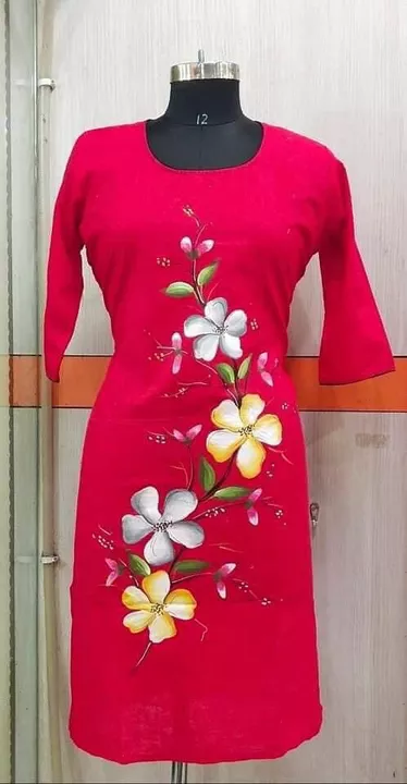 Exclusive hand paint kurti all size will customazies  uploaded by Morn International on 10/22/2022