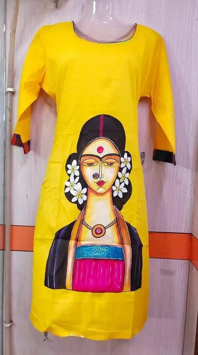 Exclusive hand paint kurti all size will customazies  uploaded by business on 10/22/2022