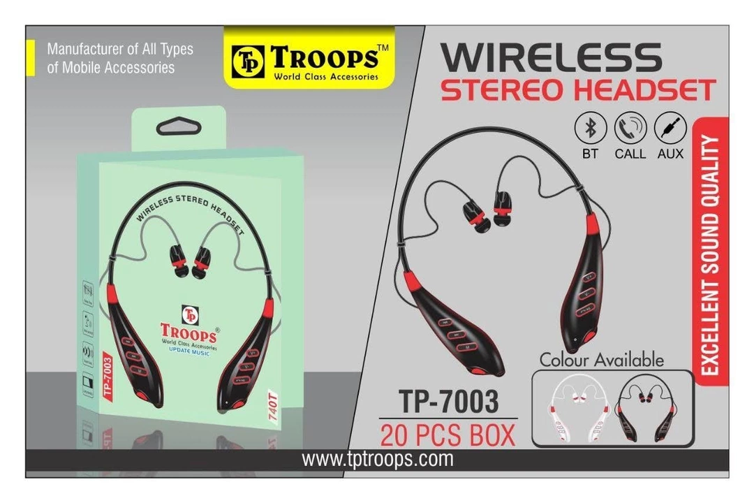 TROOPS WIRELESS BLUE TOOTH NECK BAND7003 uploaded by Grs mobile on 10/22/2022