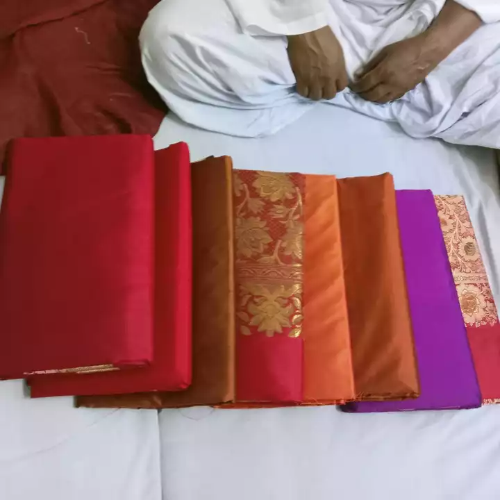 Banarsi silk katan sare uploaded by business on 10/22/2022