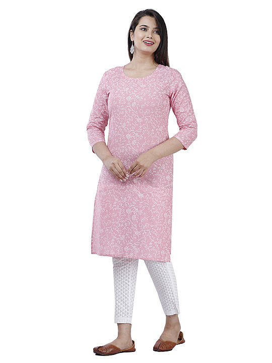 Women kurti with pant uploaded by YARROW  on 1/12/2021