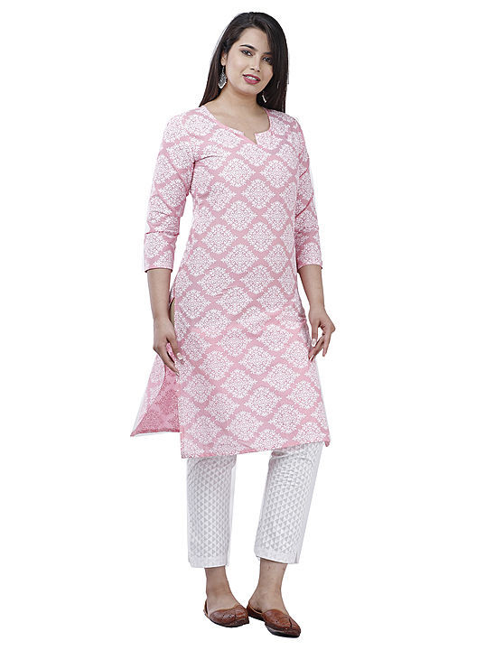 Women kurti with pant  uploaded by YARROW  on 1/12/2021
