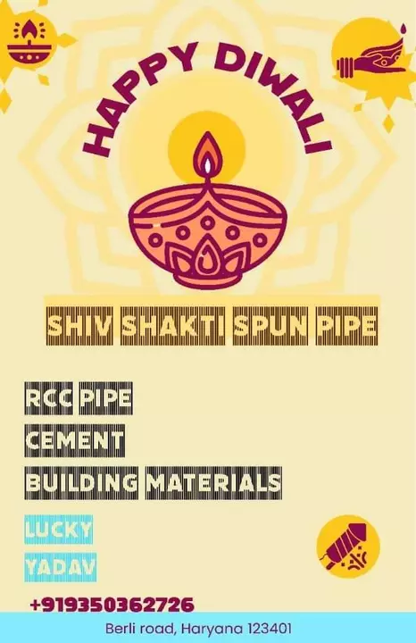 Happy Diwali 🕯 uploaded by Shive shakti spun pipe on 10/23/2022