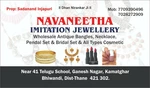 Business logo of Navaneetha Imitation jewellery