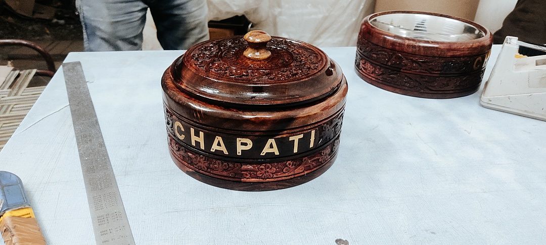 Sheesham Wood Chapati Box uploaded by Own Art Store on 1/12/2021