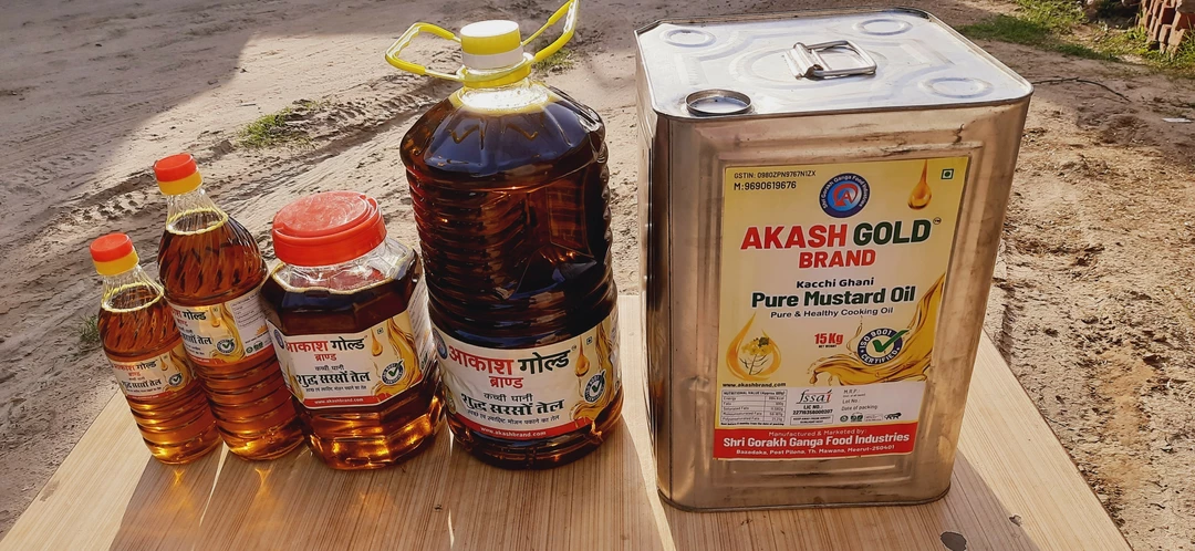 Mustard oil 1Leter  Akash Gold  uploaded by business on 10/23/2022