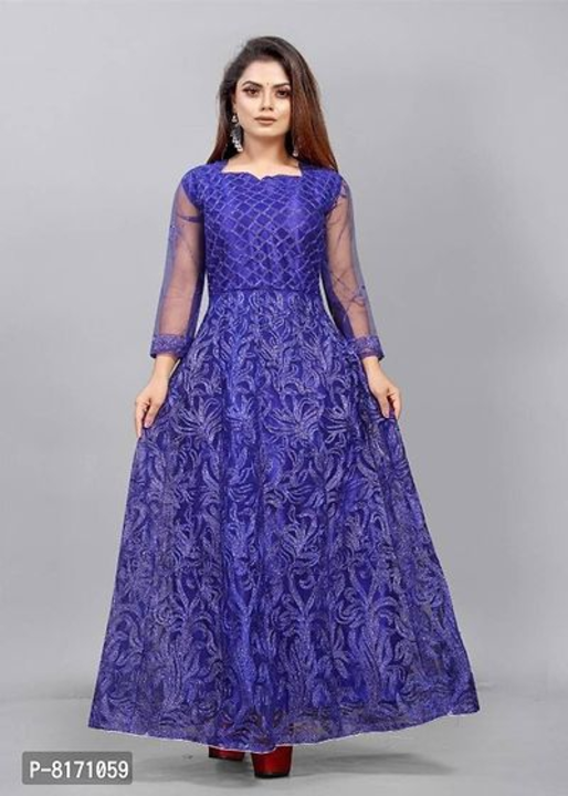 Fancy Net Ethnic Gowns uploaded by business on 10/23/2022