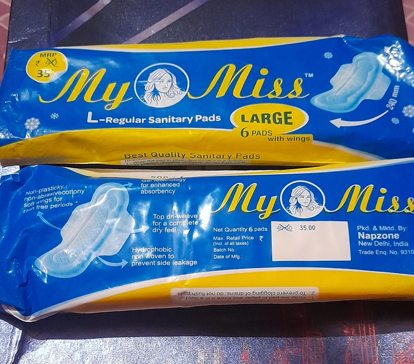 Sanitary pad  uploaded by Aastha hosiery on 10/23/2022