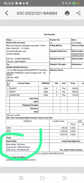 Post image I am Shaik Gouse Davalji I am a wholesaler I have selected some shirts and pants from this seller. He asked me to send 50% of payment after receiving 50%. So I paid 50% amount after that he told he will send me courier details but it's been 3 days no details were given if I call him he is not attending the calls and no reply on WhatsApp message he is fraud scamer please don't trust him or send any money to him