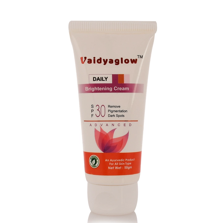 Vaidya glow Daily Skin Brightening Cream With SPF-30 Advanced Formula 50gm uploaded by business on 10/24/2022
