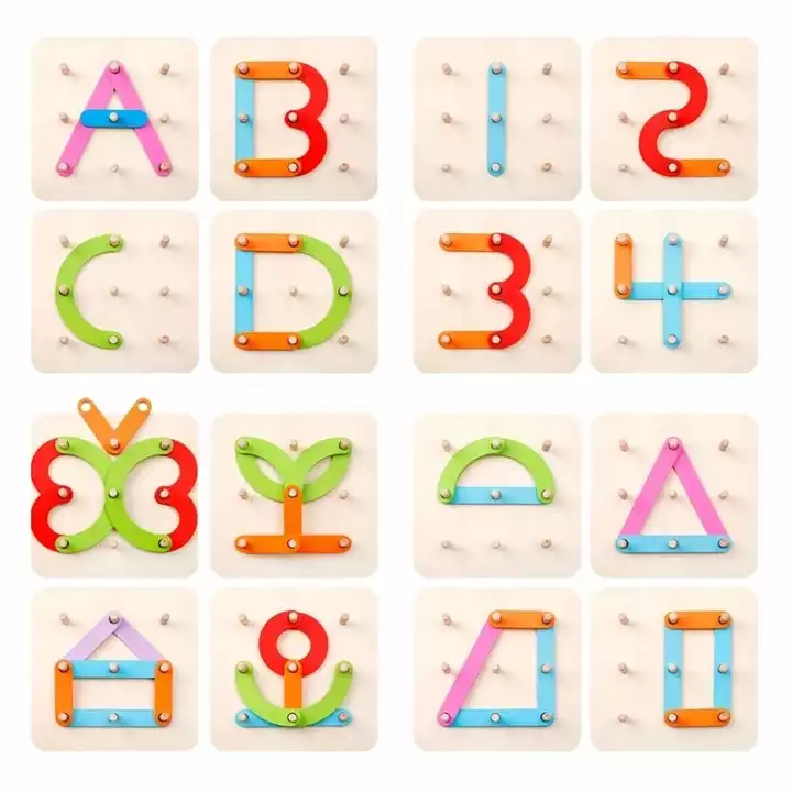 Number Alphabet Letter Wooden Puzzle Game Educational Toys Kids, Multicolor uploaded by G K engineers on 10/24/2022