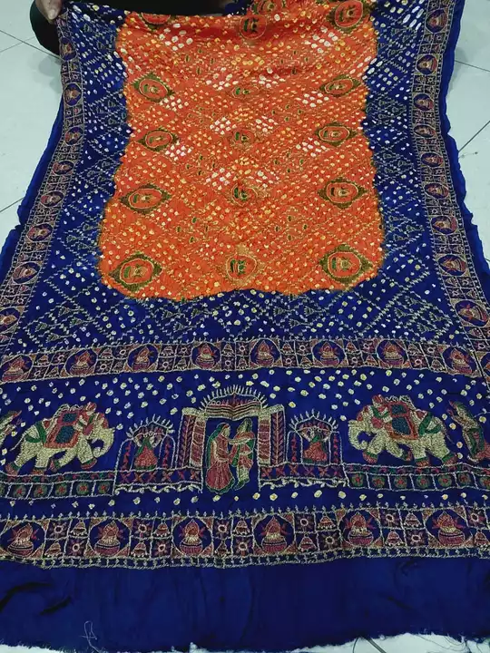 Special Gazi slik badhani saree  uploaded by Kutch King Handicrafts on 10/24/2022