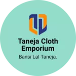 Business logo of Taneja cloth emporium