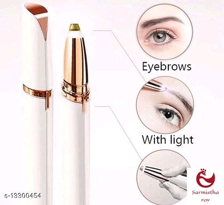  Women's Portable Battery Operated Painless Eyebrow Trimmer uploaded by Dustu on 1/13/2021