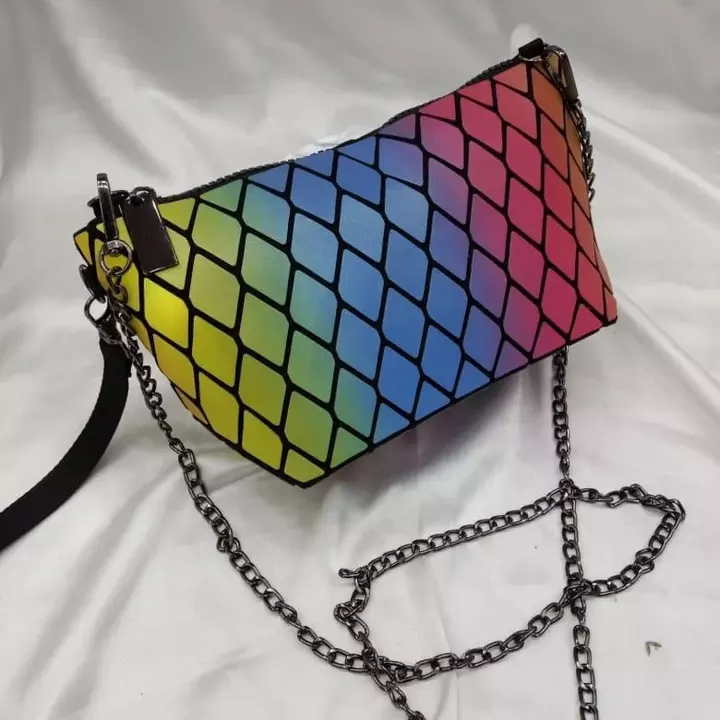 Trendy women and girls reflective sling bag uploaded by Famous choice bag on 10/25/2022