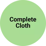Business logo of Complete cloth