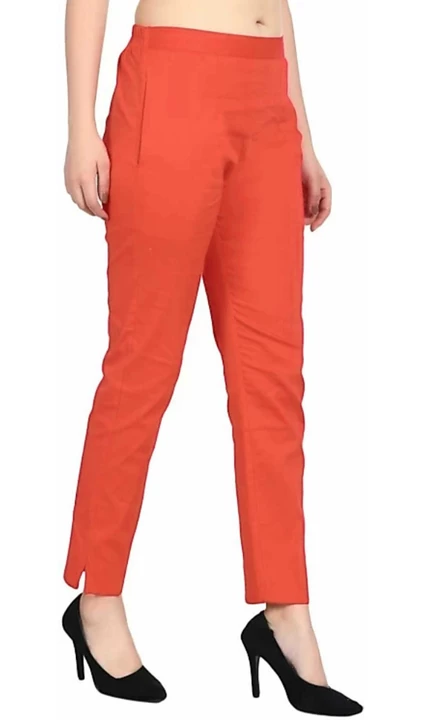 Post image ELEGANT AND COMFORT STRETCHABLE PANTS
Fabric: Cotton Lycra
Pattern: Solid
Net Quantity (N): 1
Sizes: 
30 (Waist Size: 30 in, Length Size: 37 in) 
32 (Waist Size: 32 in, Length Size: 37 in) 
34 (Waist Size: 34 in, Length Size: 37 in) 
36 (Waist Size: 36 in, Length Size: 37 in) 
38 (Waist Size: 38 in, Length Size: 37 in) 
40 (Waist Size: 40 in, Length Size: 37 in) 

Both Side Mobile Pockets
Exclusive V cut
Stretchable Fabric
Country of Origin: India