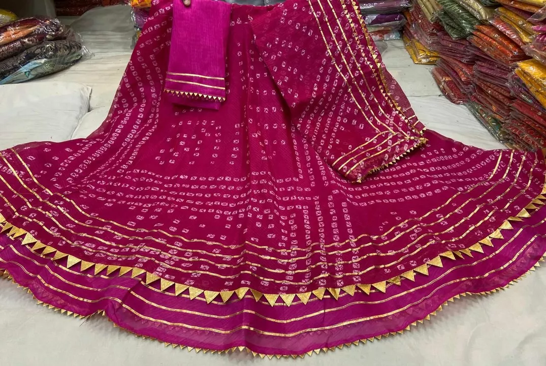 Product uploaded by Jaipuri wholesale gotta patti kurtis nd sarees on 10/25/2022