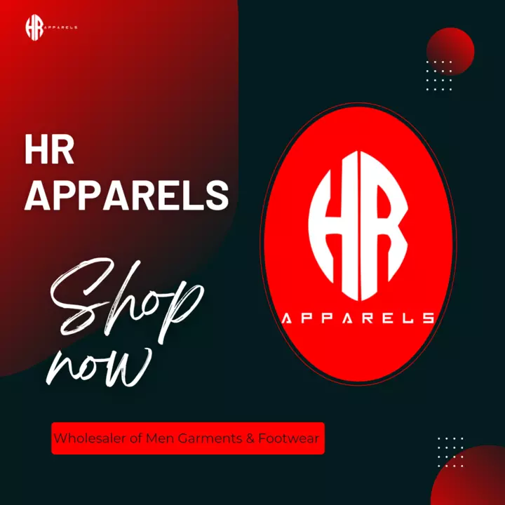 Visiting card store images of HR Apparels