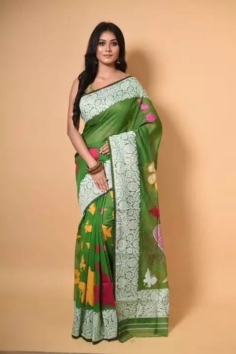 Jamdani saree 3 with soft quality  uploaded by Traditional Handloom Saree Manufacturer on 10/25/2022