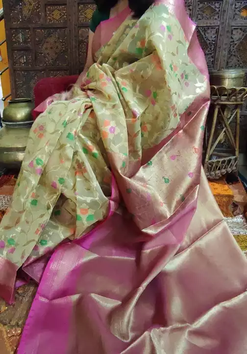 Cora fancy bnarsi saree uploaded by business on 10/25/2022